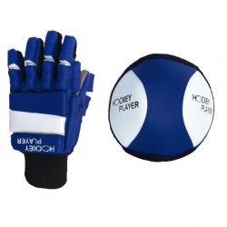 PACK GUANTES Y RODILLERAS DE HOCKEY HOCKEYPLAYER ECO