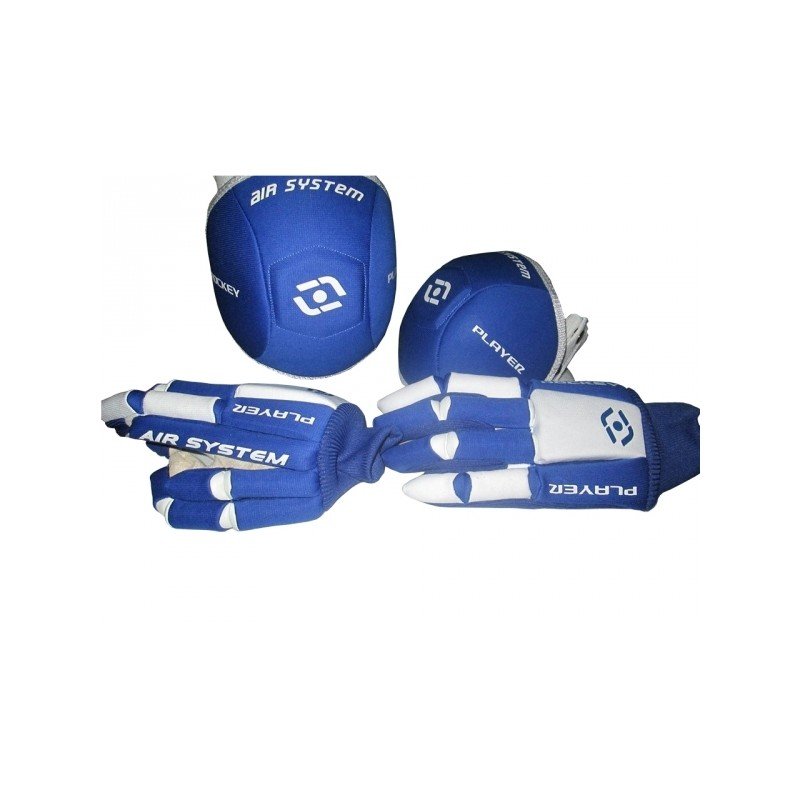 SET GLOVES KNEE PAD SHIN GARD ANATOMIC AIR HOCKEYPLAYER