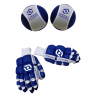 PACK GUANTES Y RODILLERAS HOCKEYPLAYER FABRIC