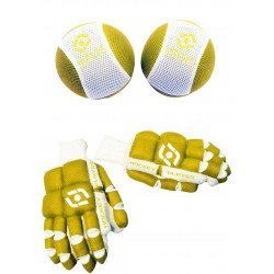 PACK GUANTES Y RODILLERAS HOCKEYPLAYER FABRIC